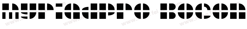 myriadpro Bocondense字体转换